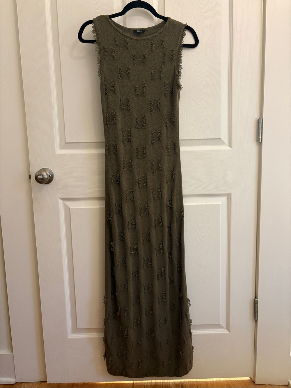 Rails Trivento Sleeveless Olive Maxi Dress Fall Wedding Long XS